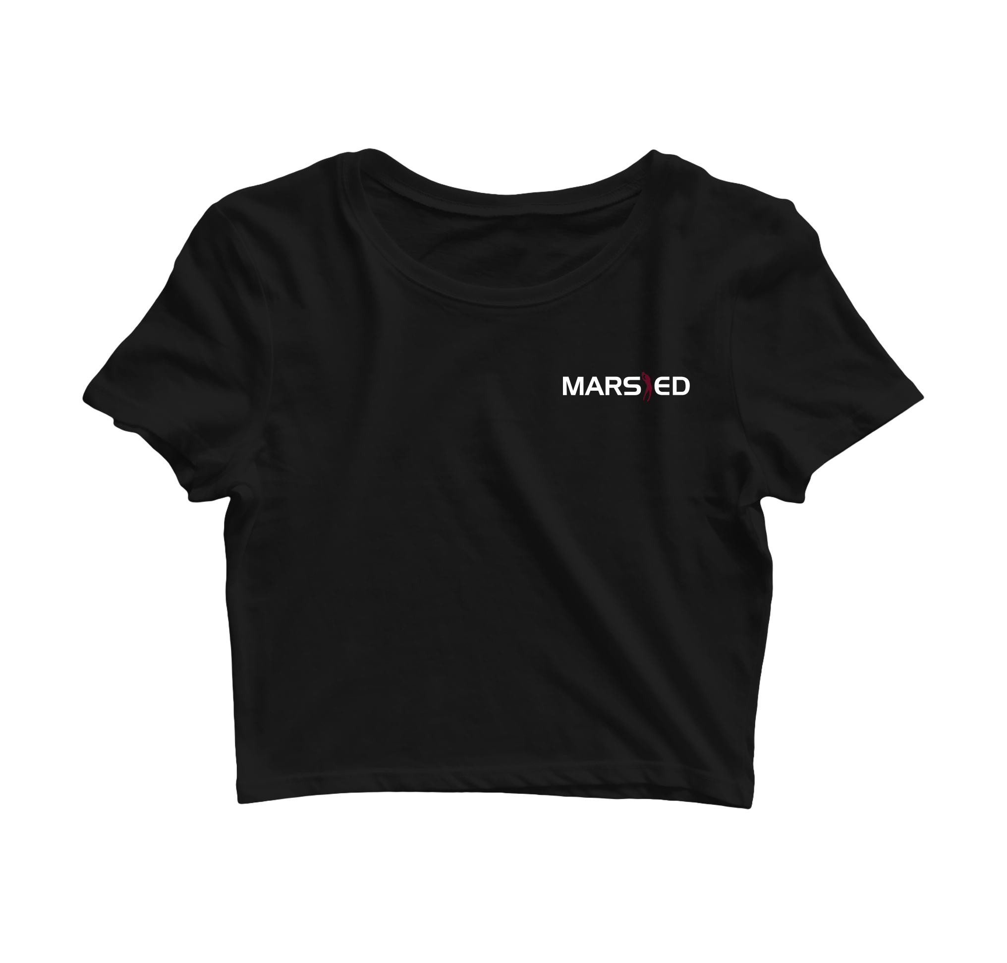 Nick Marsh Signature Logo Women Cropped Shirt