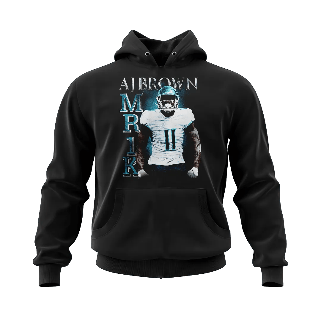 AJ Brown Bold Mr. 1K Hoodie - Mystery Hype