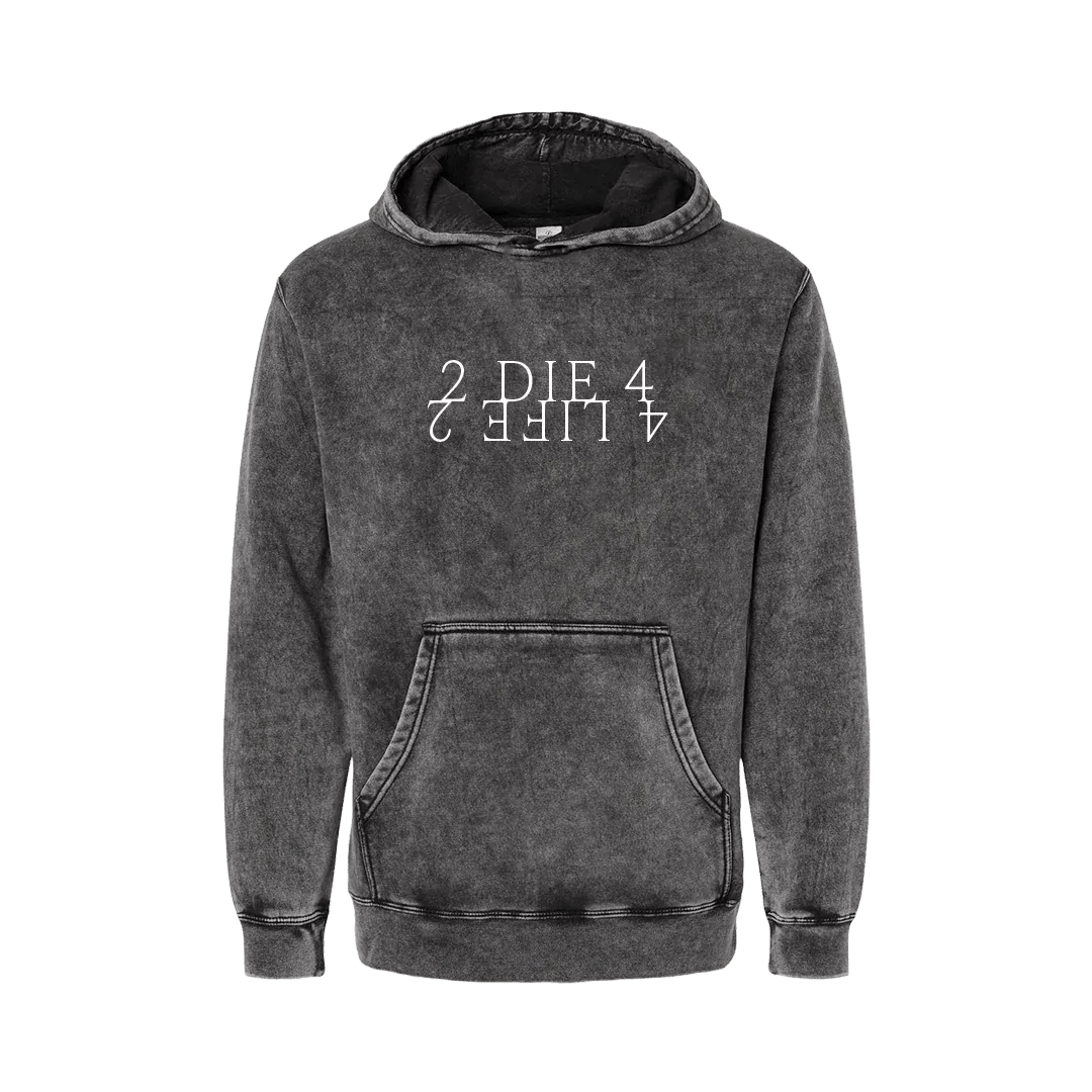 Baron Browning 2 Die for 4 Life 2 Mineral Wash Hoodie - Mystery Hype