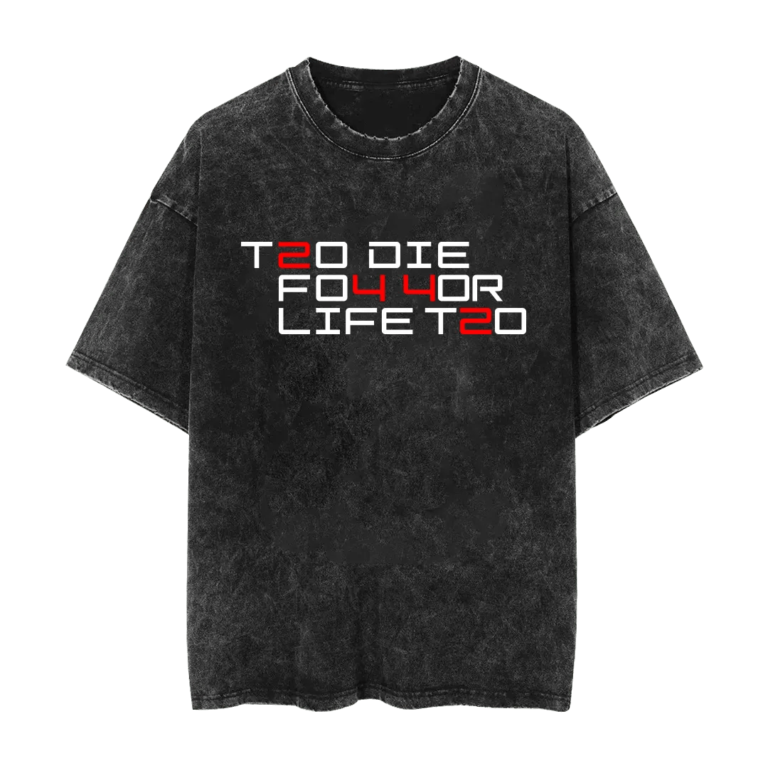 Baron Browning 2442 Classic Script Mineral Wash Shirt - Mystery Hype