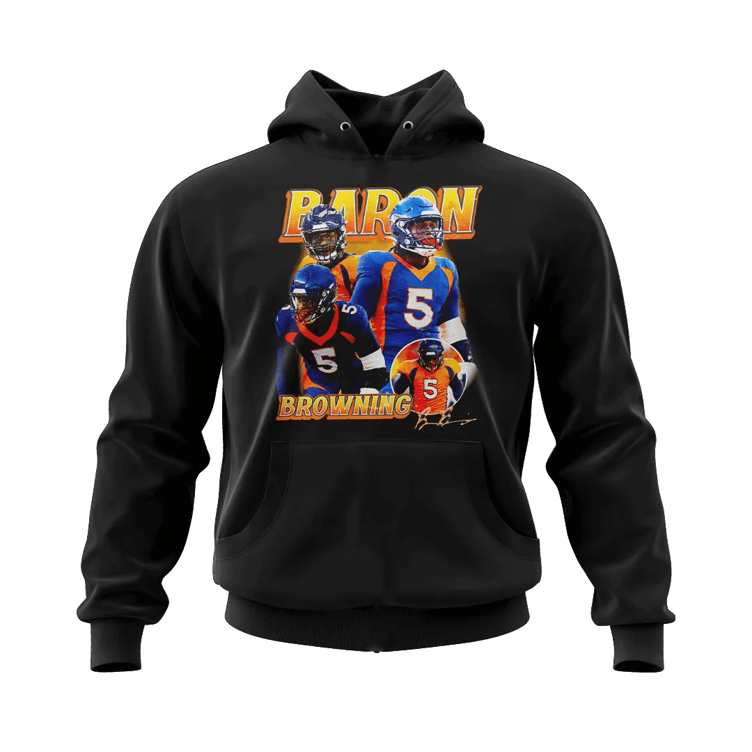Baron Browning Retro Hoodie - Mystery Hype