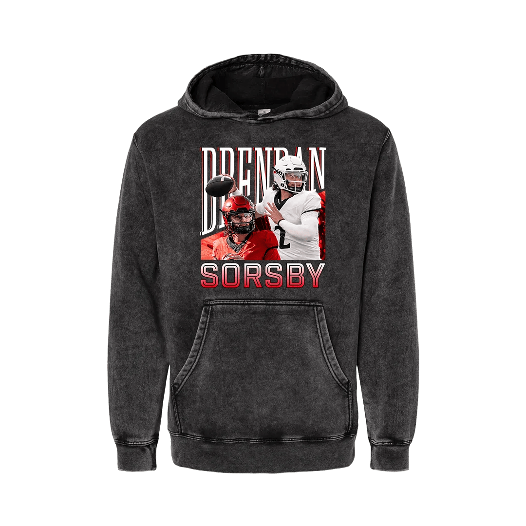Brendan Sorsby Retro Mineral Wash Hoodie - Mystery Hype