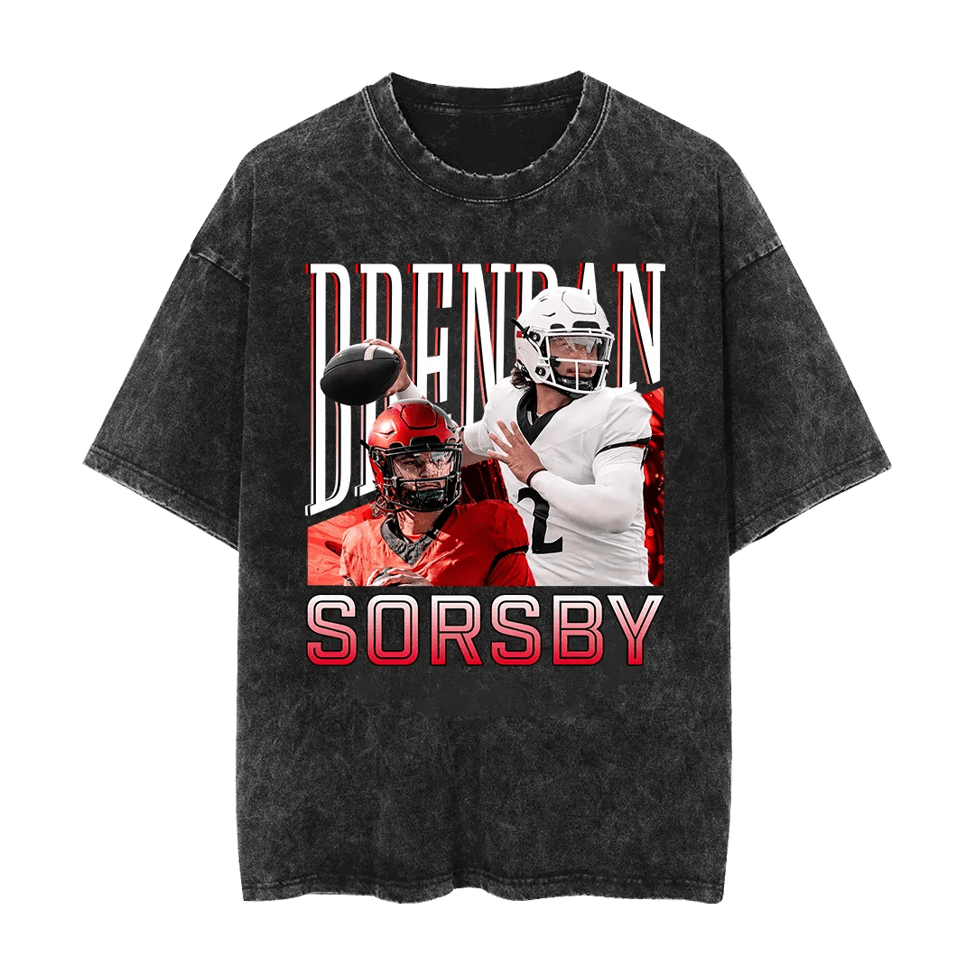 Brendan Sorsby Retro Mineral Wash Shirt - Mystery Hype