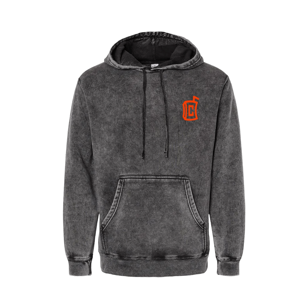 Cam Taylor - Britt Signature Logo Mineral Wash Hoodie - Mystery Hype