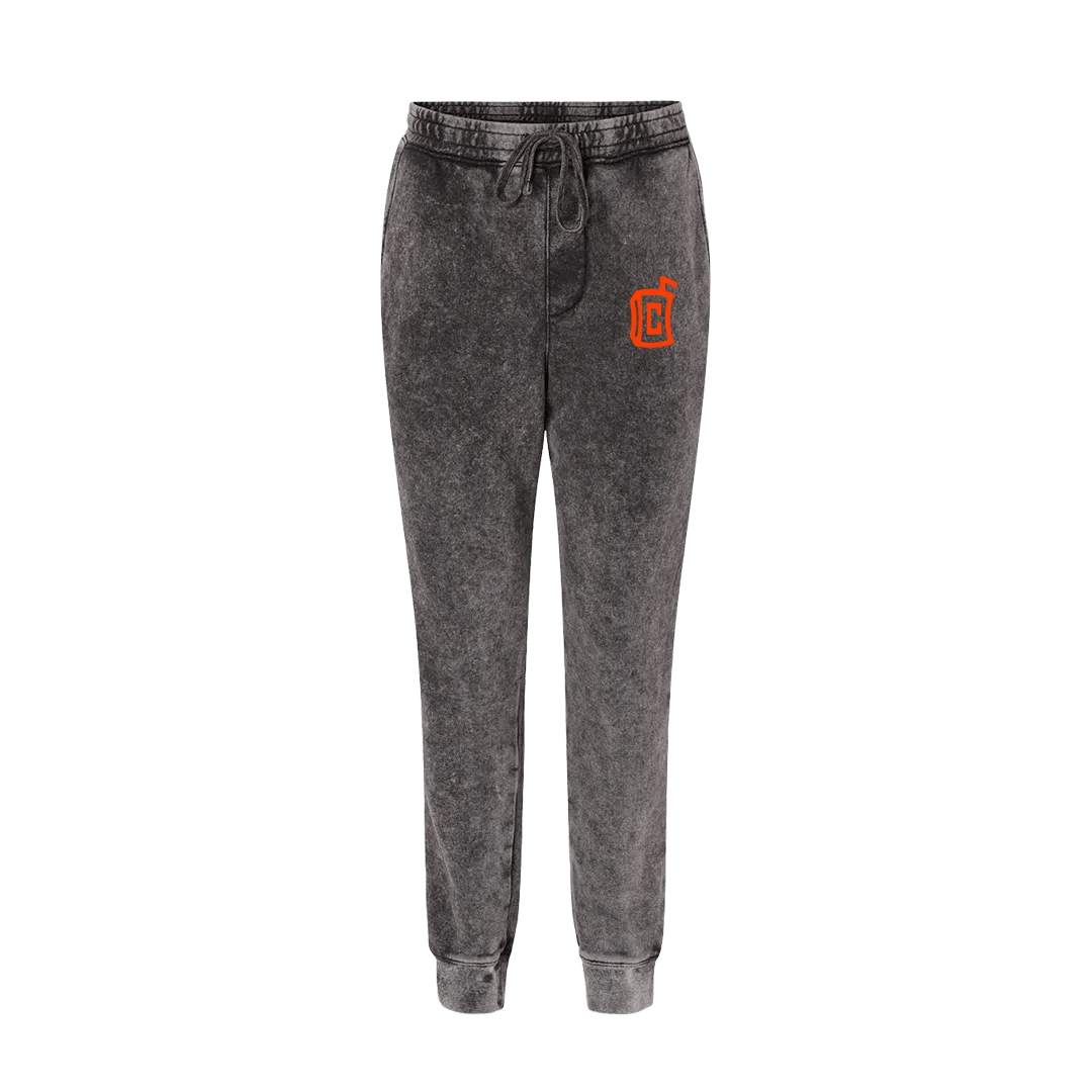 Cam Taylor - Britt Signature Logo Mineral Wash Joggers - Mystery Hype