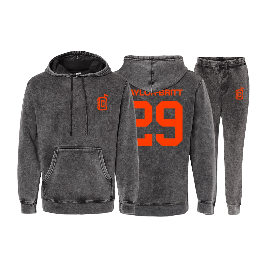 Cam Taylor - Britt Signature Logo Mineral Wash Outfit Set - Mystery Hype