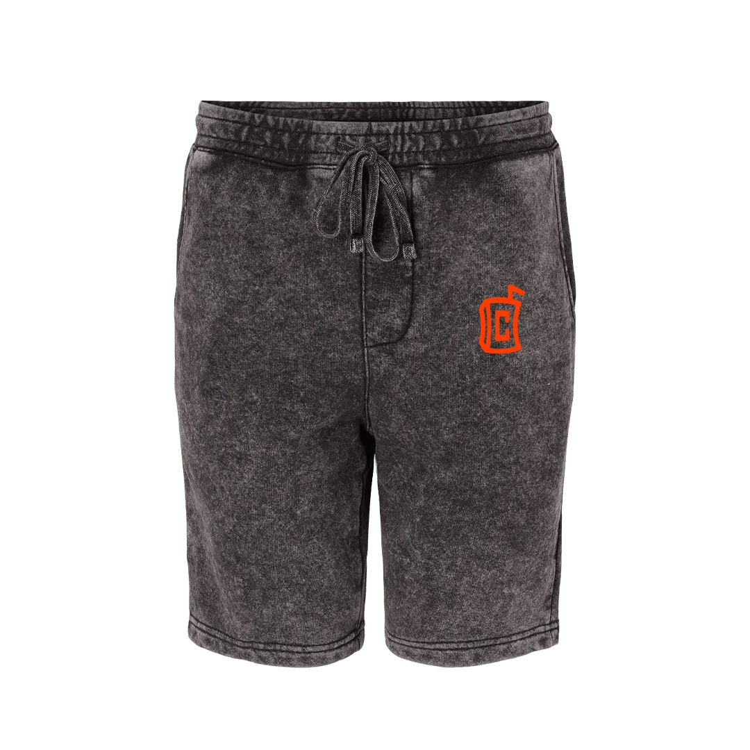 Cam Taylor - Britt Signature Logo Mineral Wash Shorts - Mystery Hype