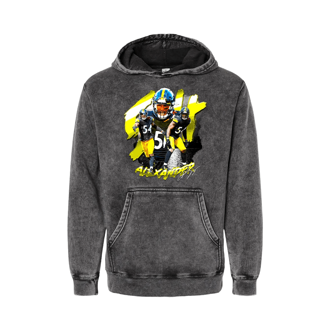 Kwon Alexander Vintage Mineral Wash Hoodie - Mystery Hype