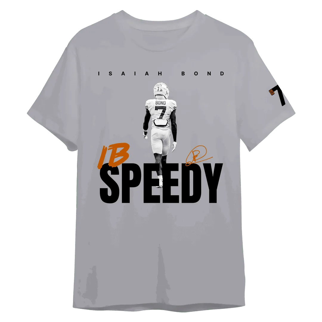 Limited Edition Speedy Isaiah Bond Shirt - Mystery Hype