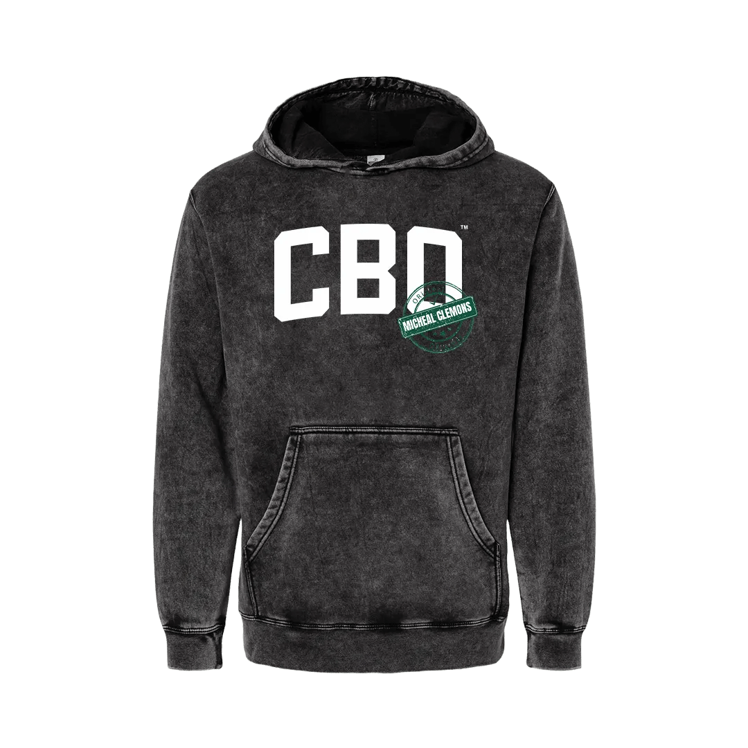 Micheal Clemons Classic CBO Mineral Wash Hoodie - Mystery Hype