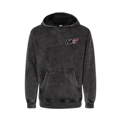 Nick Emmanwori NE7 Logo Mineral Wash Hoodie - Mystery Hype
