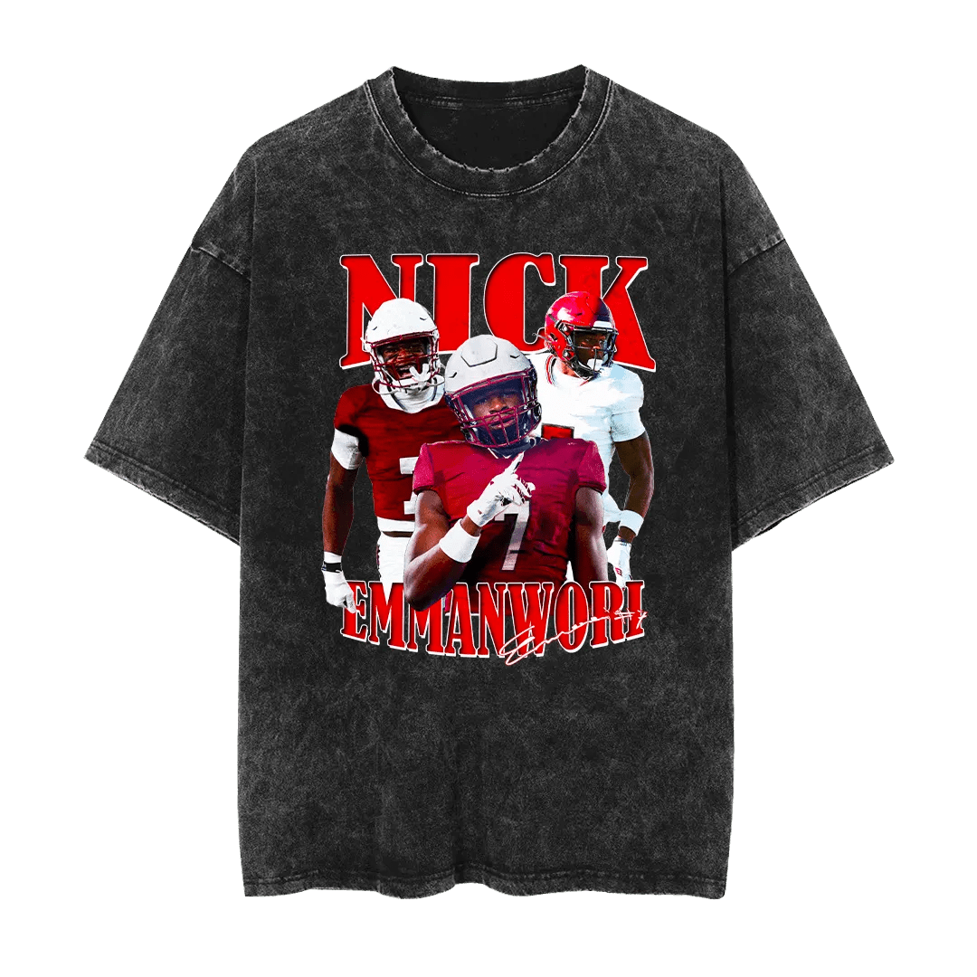 Nick Emmanwori Vintage Mineral Wash Shirt - Mystery Hype