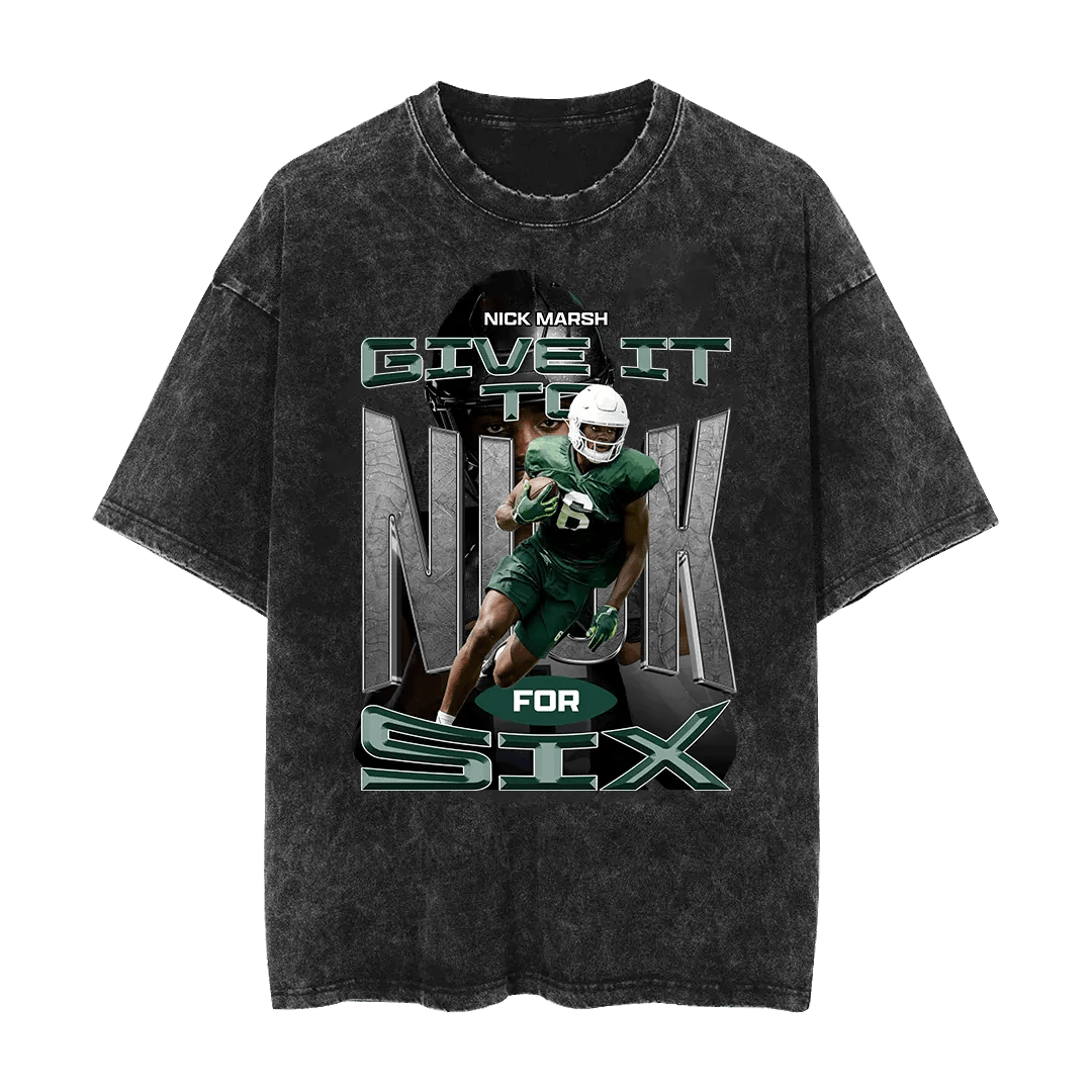 Nick Marsh Give It to Nick for Six Mineral Wash Shirt - Mystery Hype