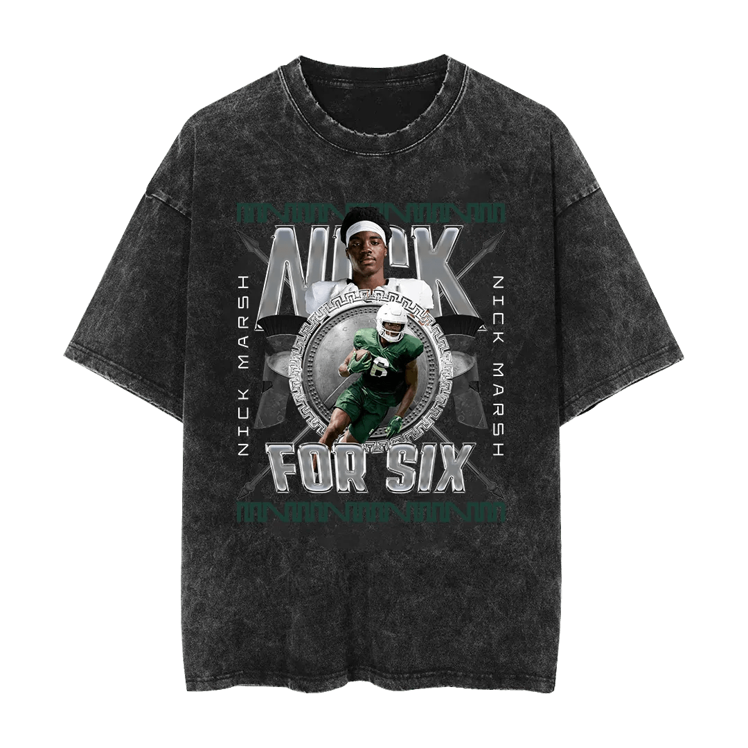 Nick Marsh Nick For Six Mineral Wash Shirt - Mystery Hype