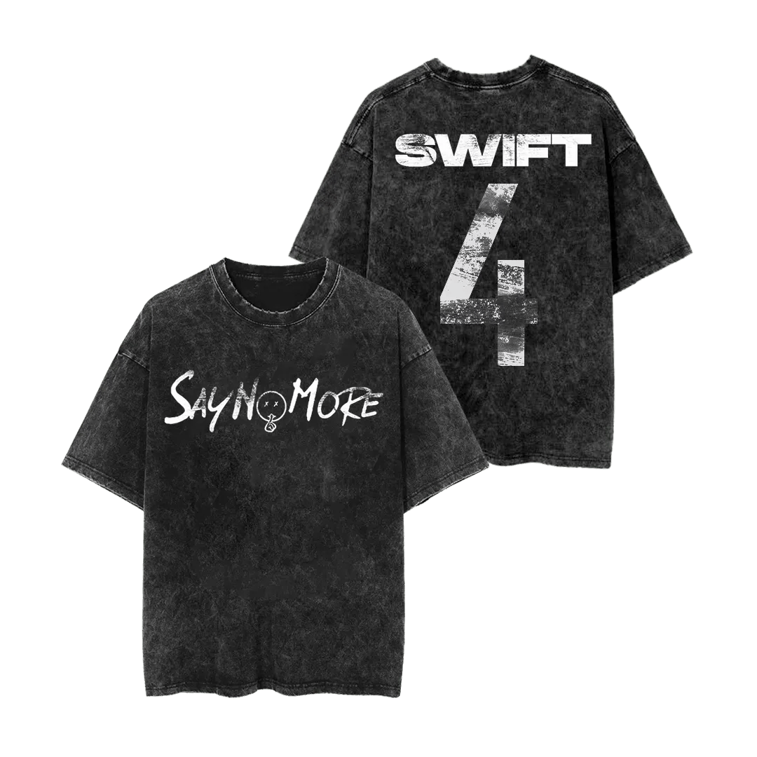 Say No More D'Andre Swift 4 Mineral Wash Shirt - Mystery Hype