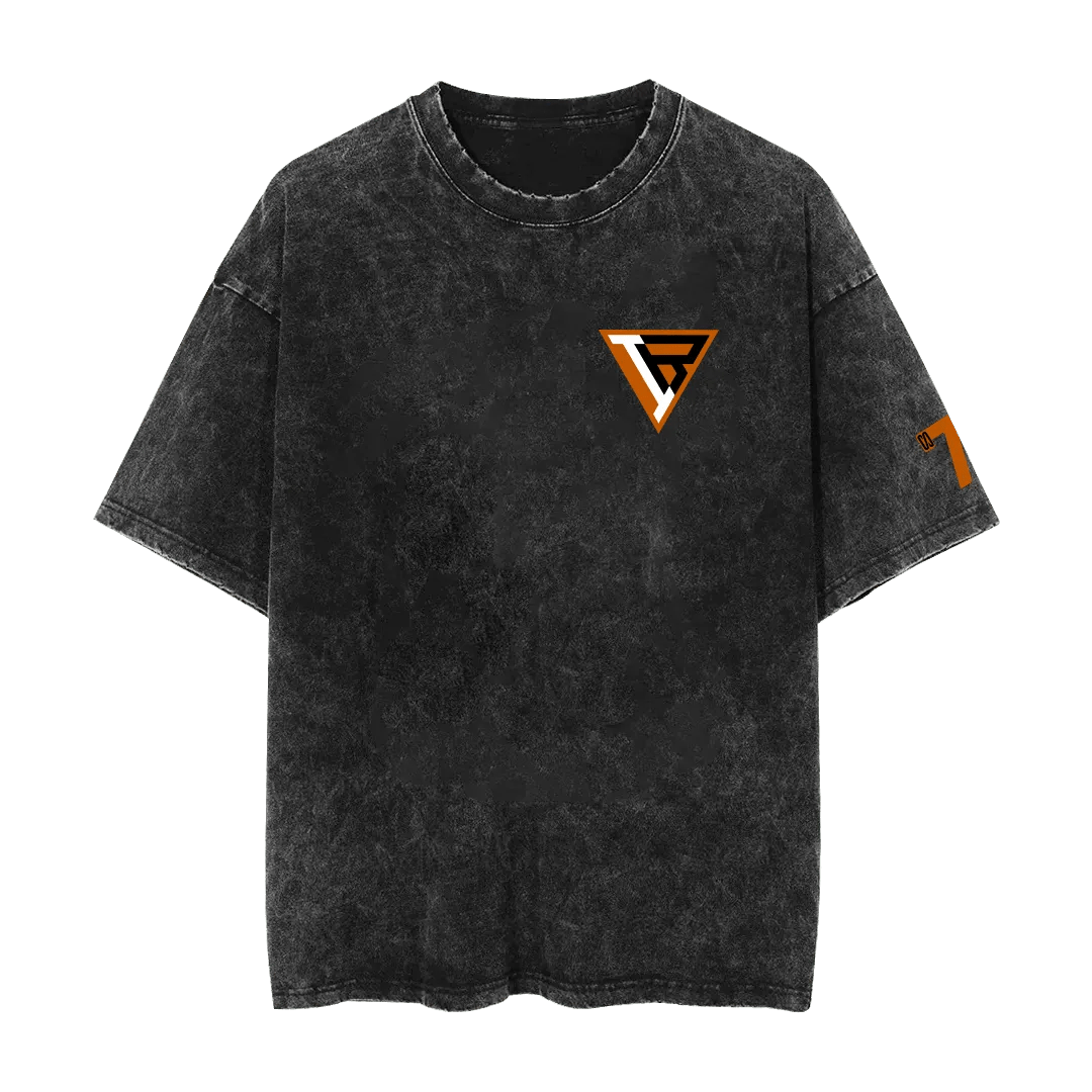 Signature Logo Isaiah Bond Mineral Wash Shirt - Mystery Hype