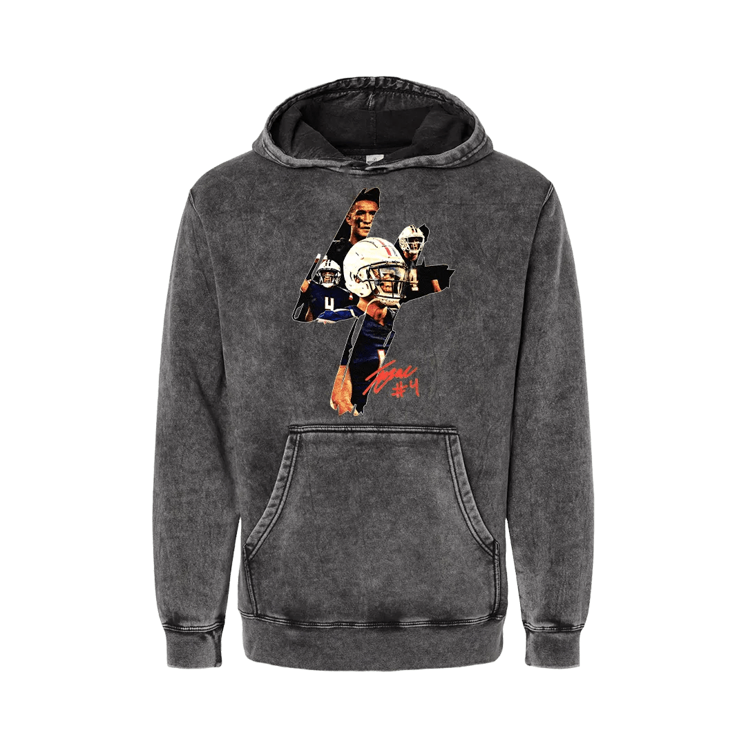 Tetairoa McMillan Vintage Mineral Wash Hoodie - Mystery Hype