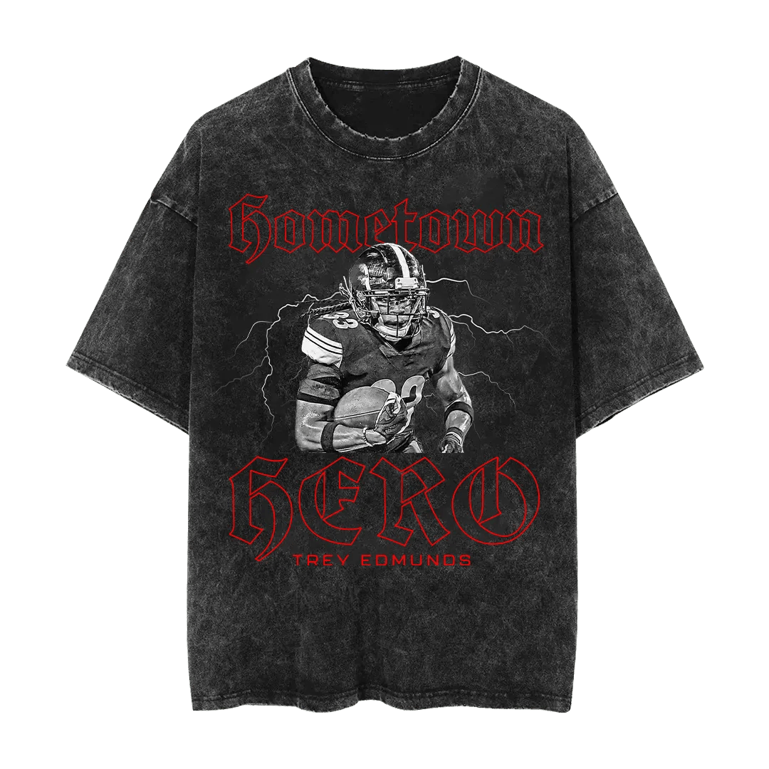 Trey Edmunds Retro Mineral Wash Shirt - Mystery Hype