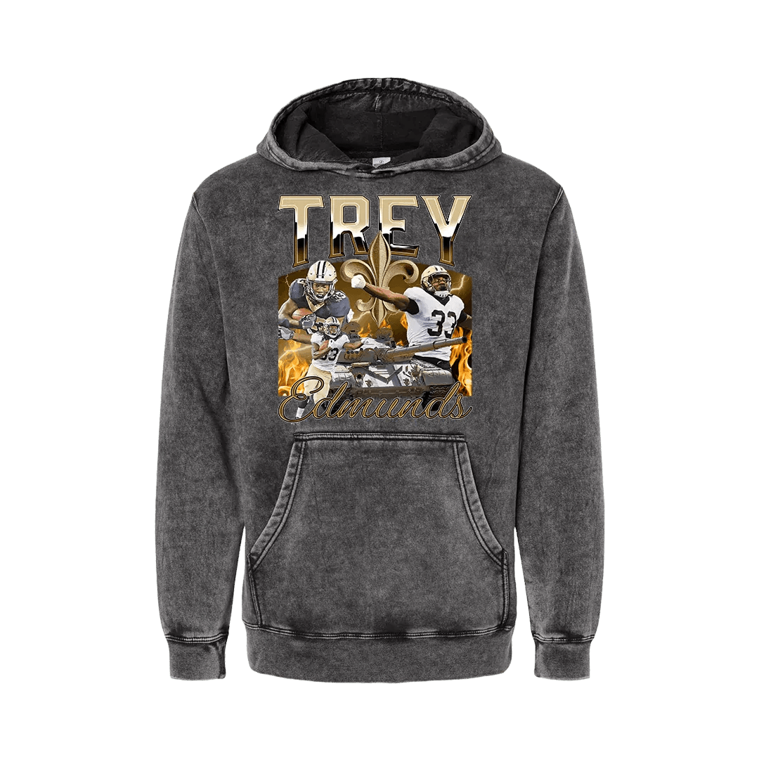 Trey Edmunds Vintage Mineral Wash Hoodie - Mystery Hype