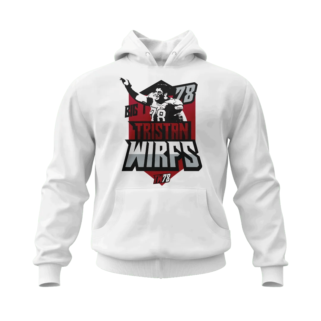 Tristan Wirfs Bold Big T78 Hoodie - Mystery Hype