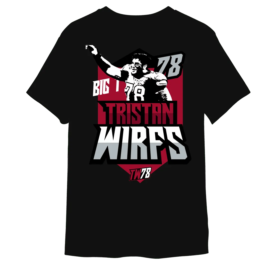 Tristan Wirfs Bold Big T78 T-Shirt - Mystery Hype