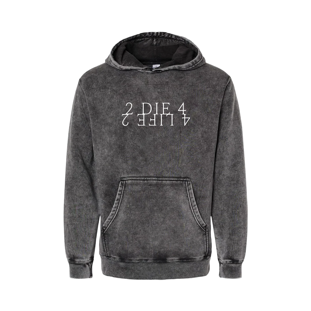 Baron Browning Die for Life Mineral Wash Hoodie