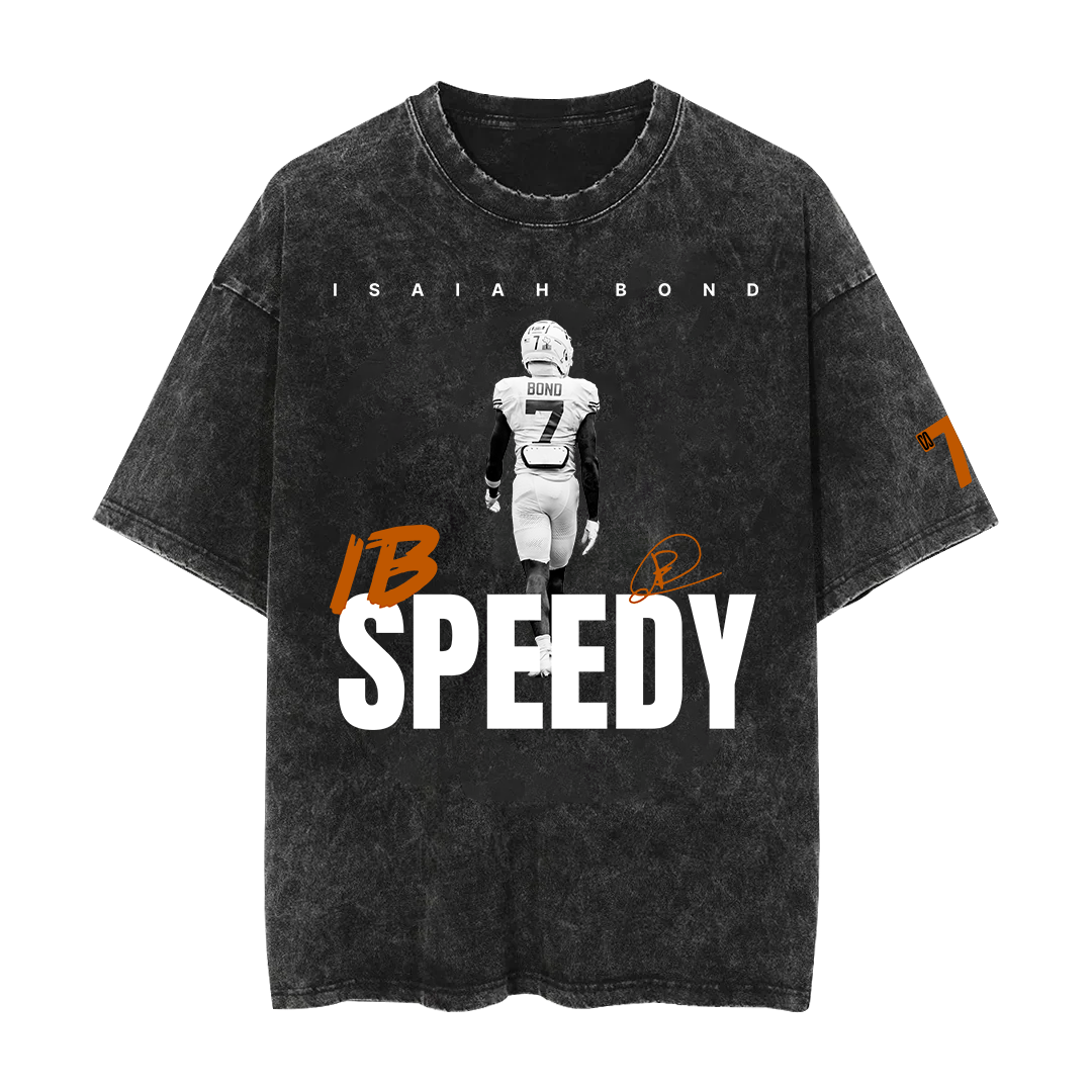 Limited Edition Speedy Isaiah Bond Mineral Wash Shirt