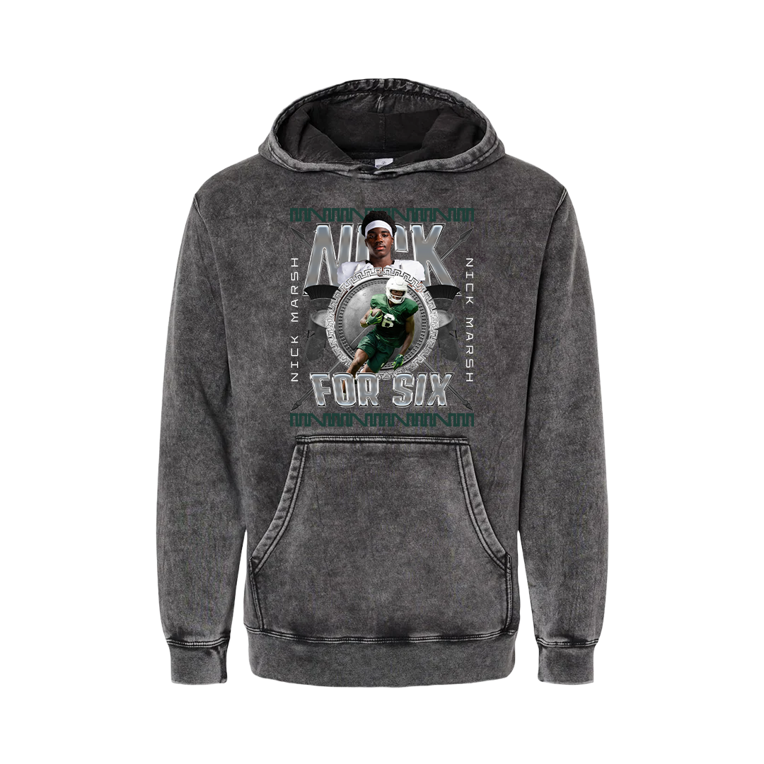 Nick Marsh Nick For Six Mineral Wash Hoodie