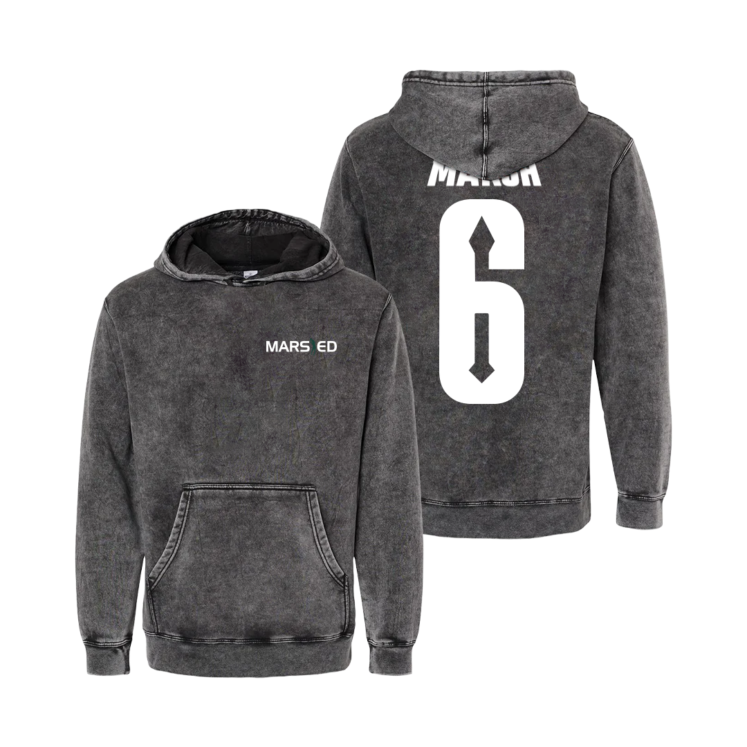 Nick Marsh Signature Logo 6 Mineral Wash Hoodie