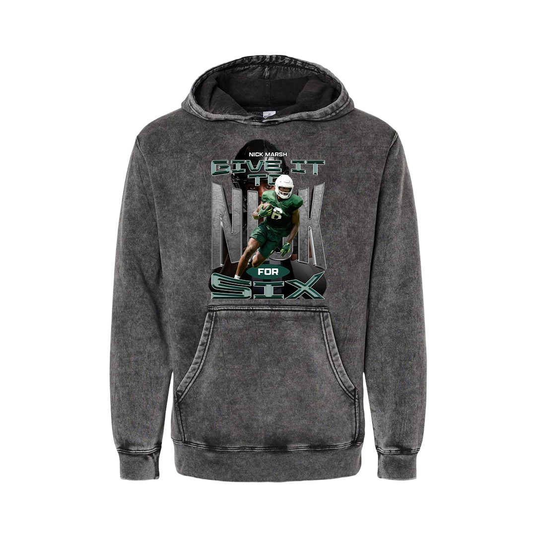 Nick Marsh Give It to Nick for Six Mineral Wash Hoodie