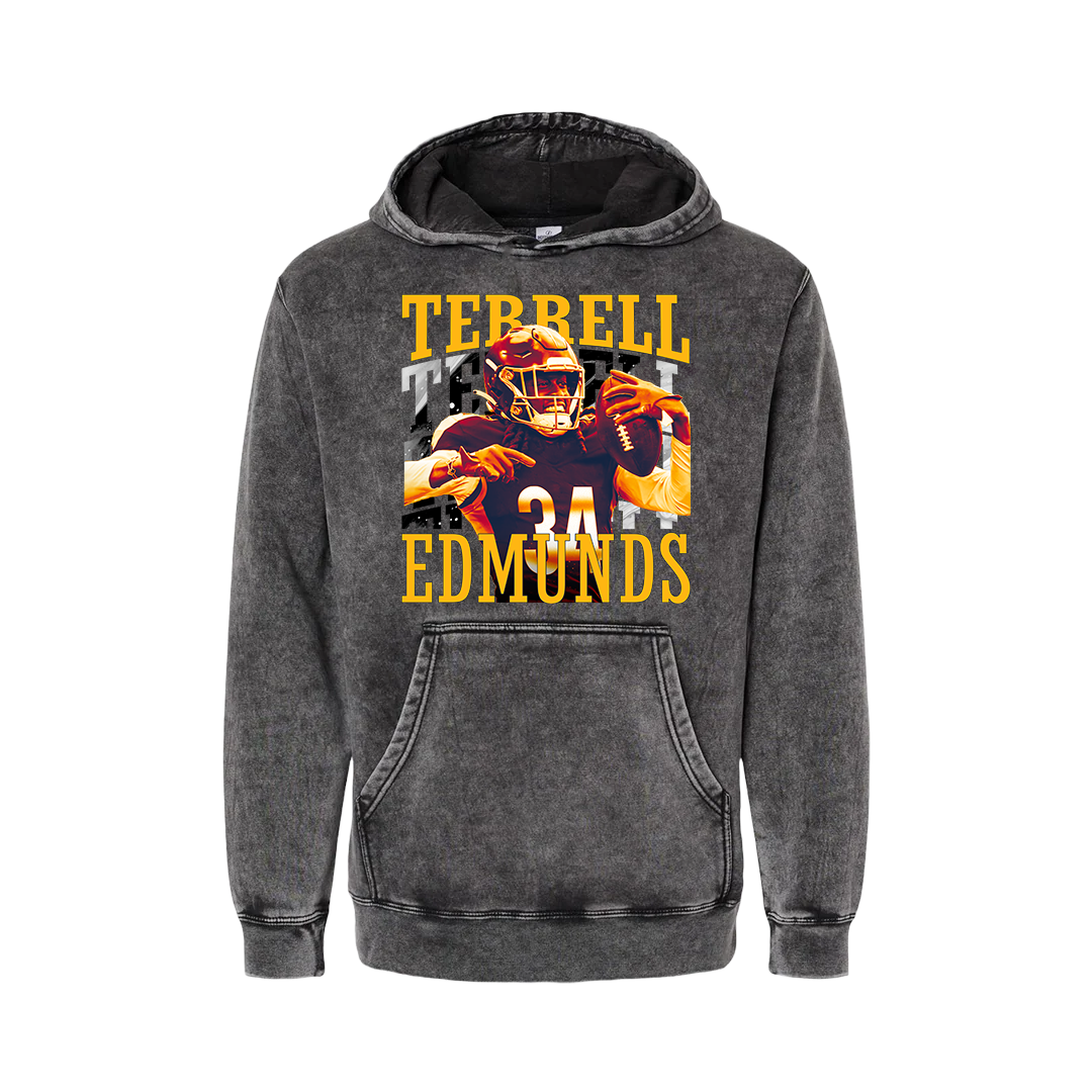 Terrell Edmunds Vintage Mineral Wash Hoodie