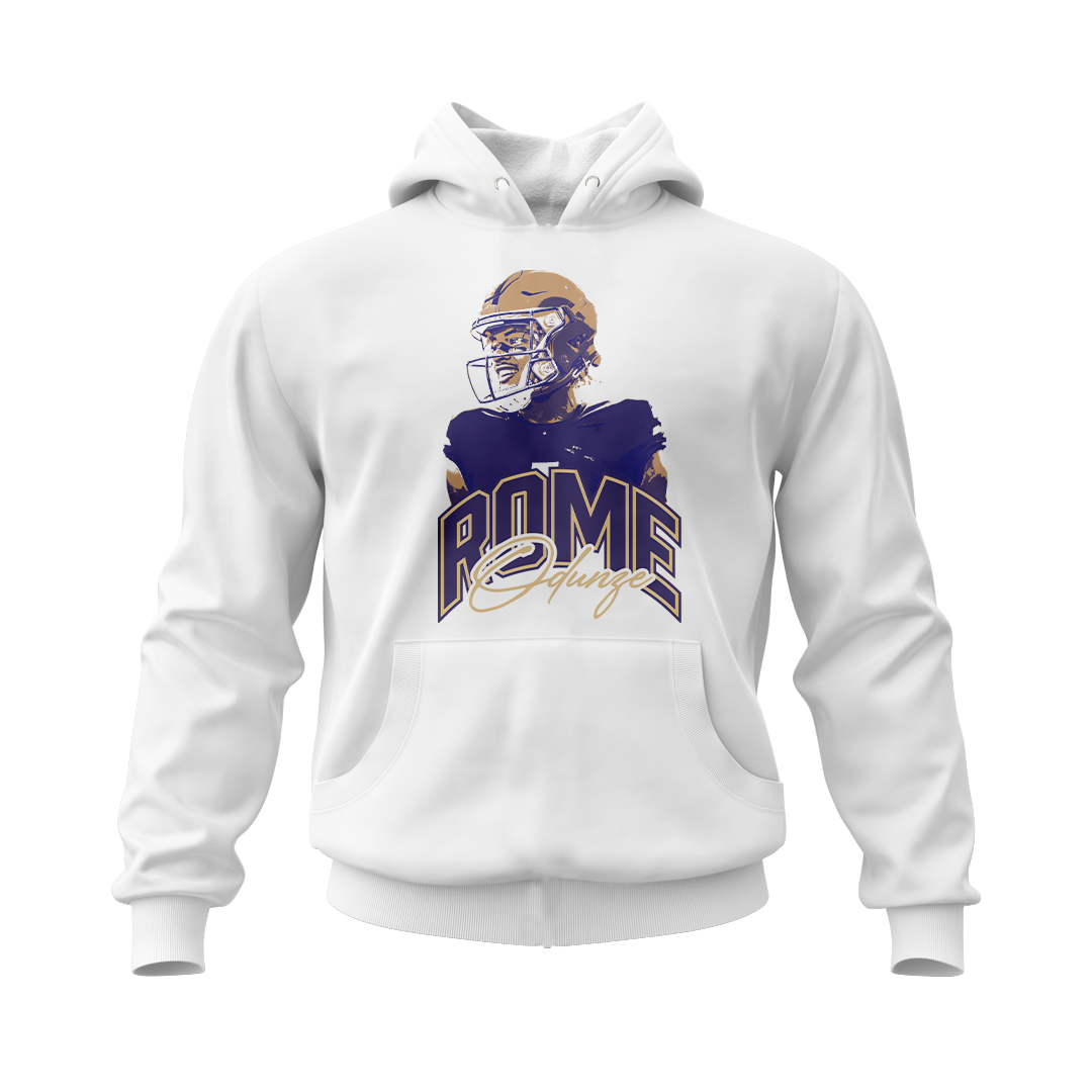 Rome Odunze Bold Signature Hoodie