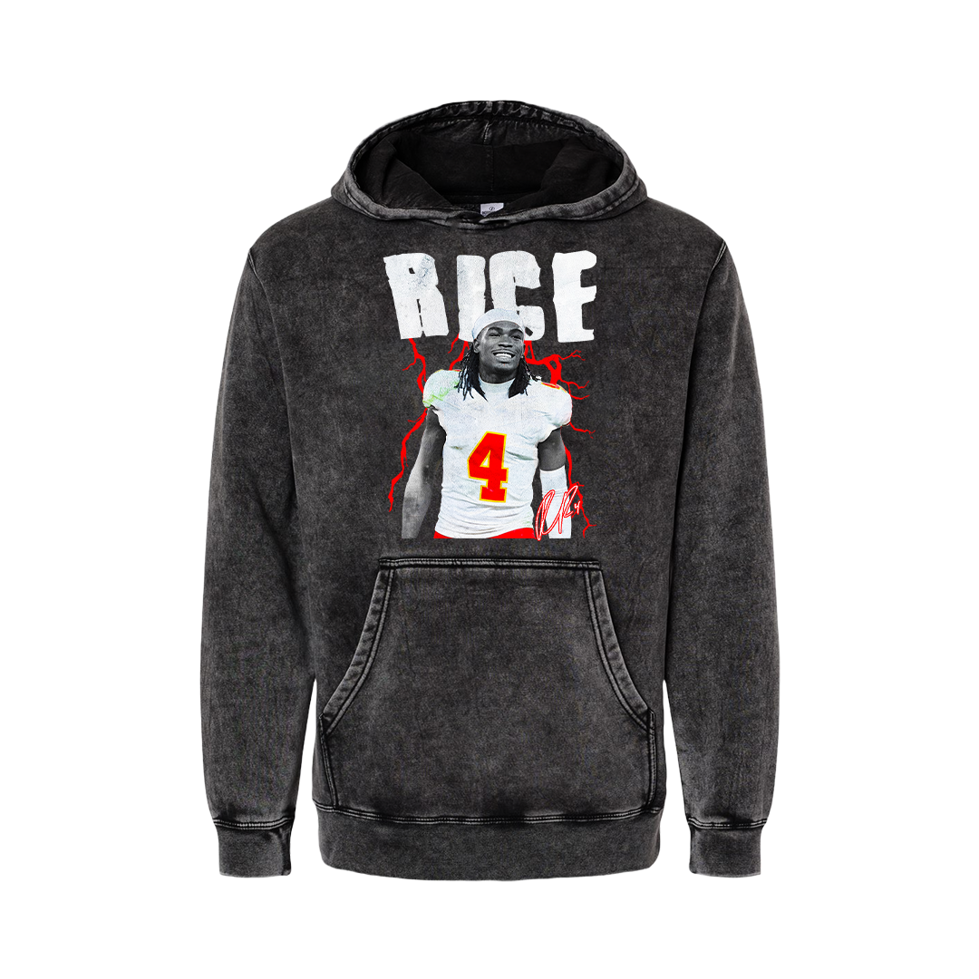 Rashee Rice MINERAL WASH HOODIE