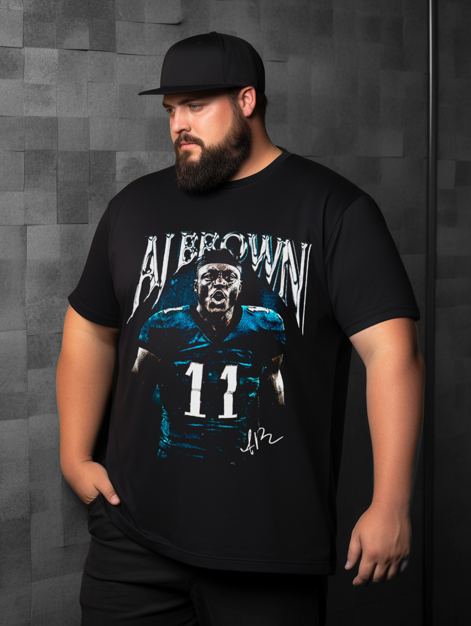 AJ Brown AJ11 Vintage Premium Heavyweight Men Shirt