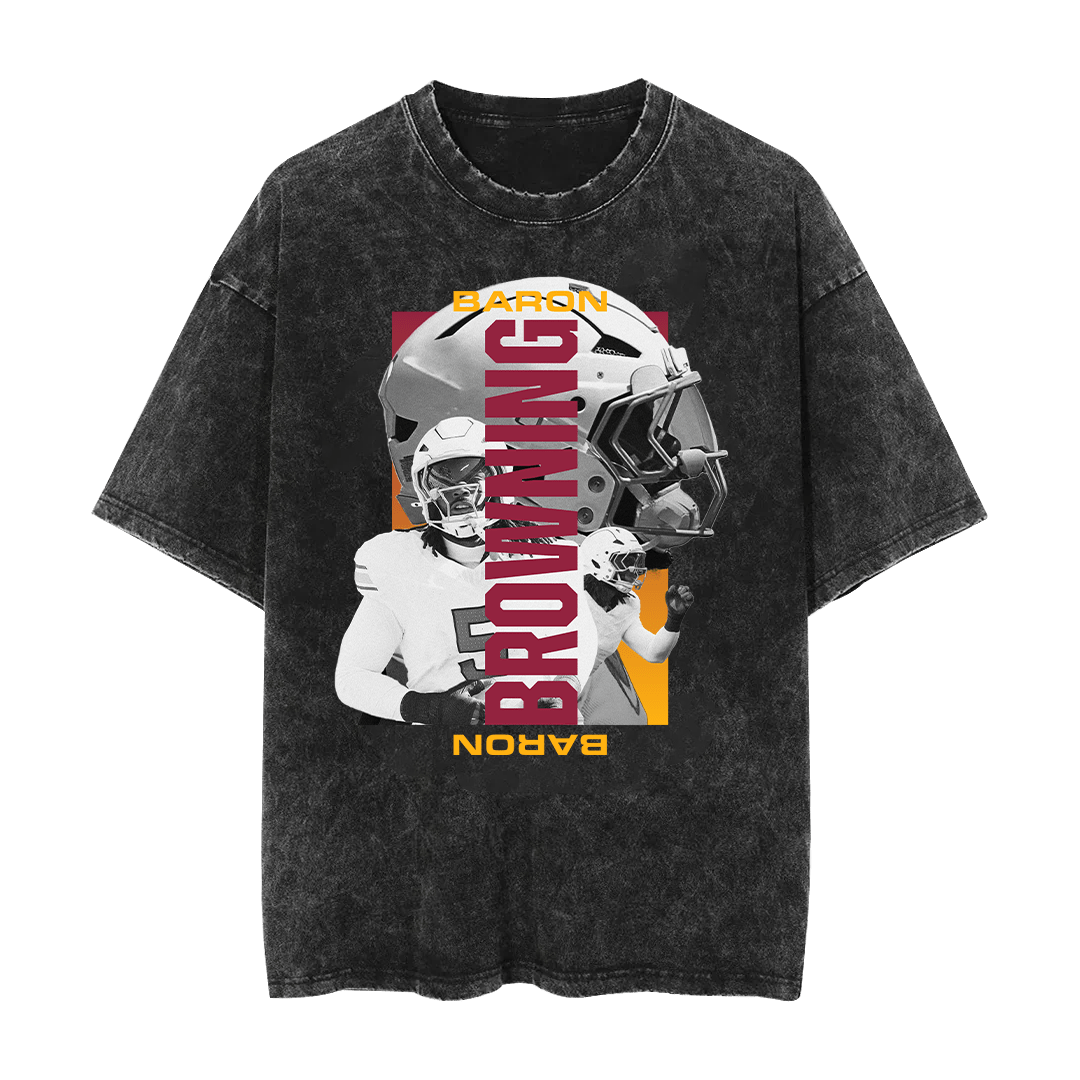 Baron Browing Retro Mineral Wash Shirt - Mystery Hype