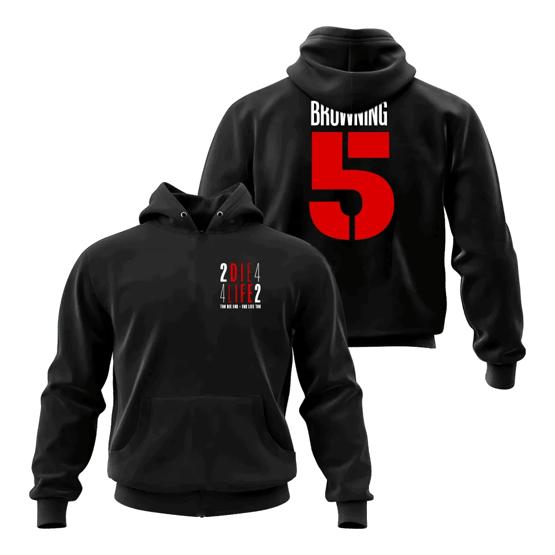 Baron Browning 2442 Signature Logo 5 Hoodie - Mystery Hype
