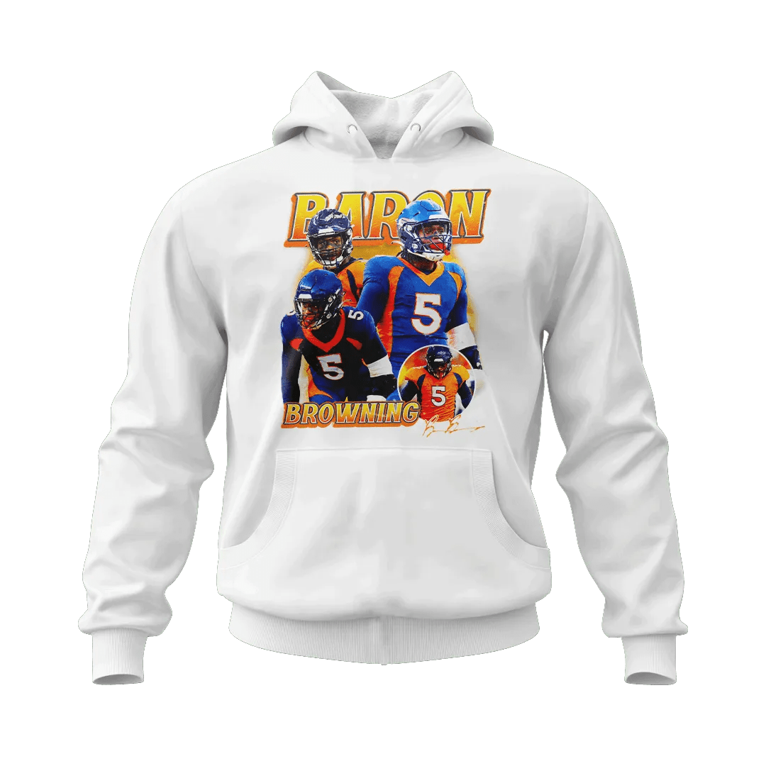 Baron Browning Retro Hoodie - Mystery Hype