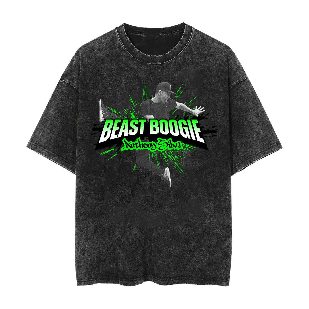 Beast Boogie Vintage Mineral Wash Shirt - Mystery Hype