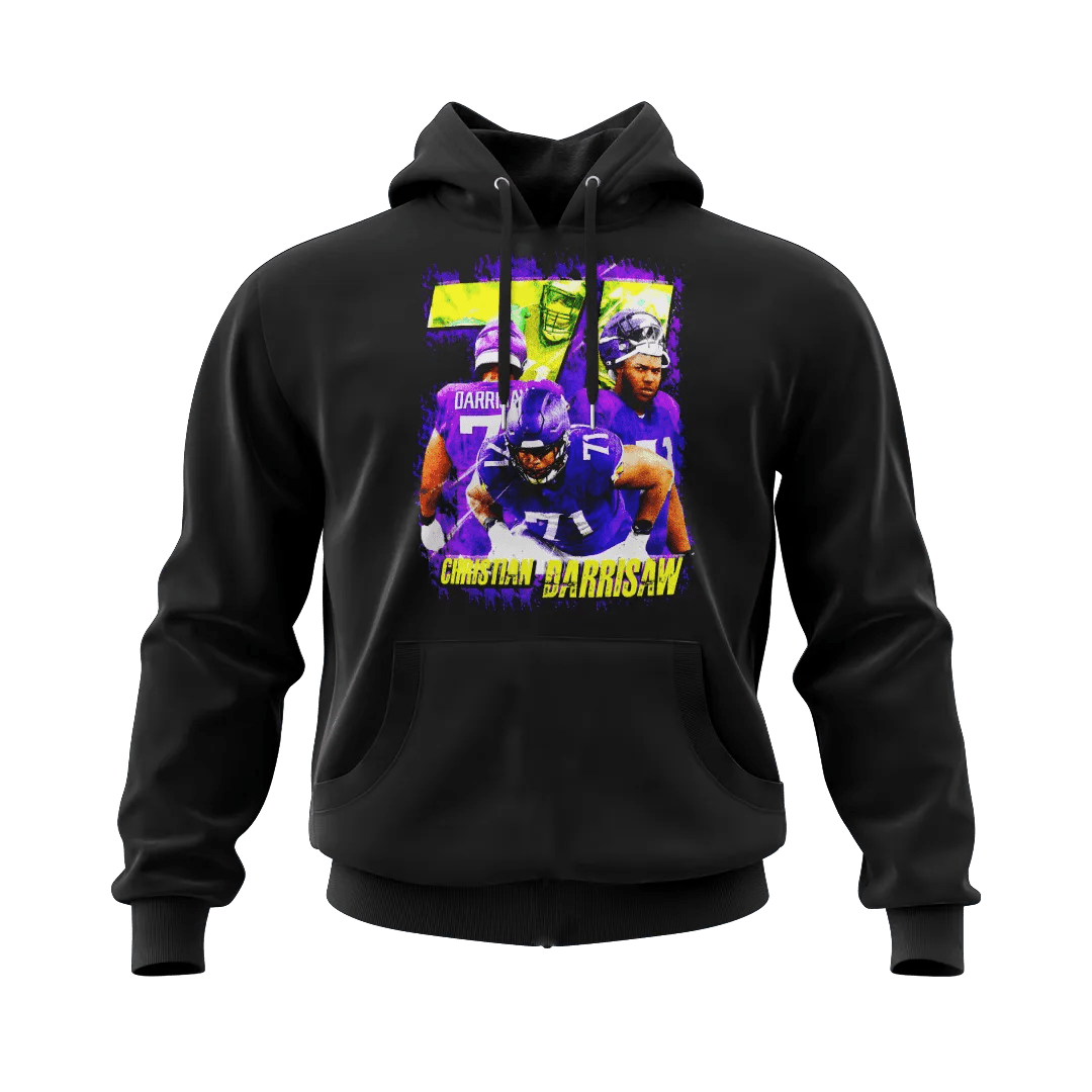 Christian Darrisaw Vintage Hoodie - Mystery Hype