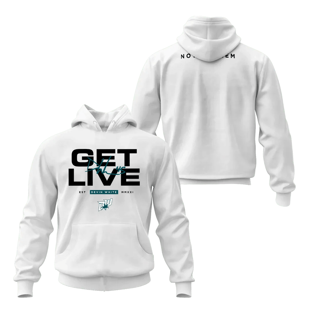 Devin White Get Live EST MMXXI Hoodie - Mystery Hype