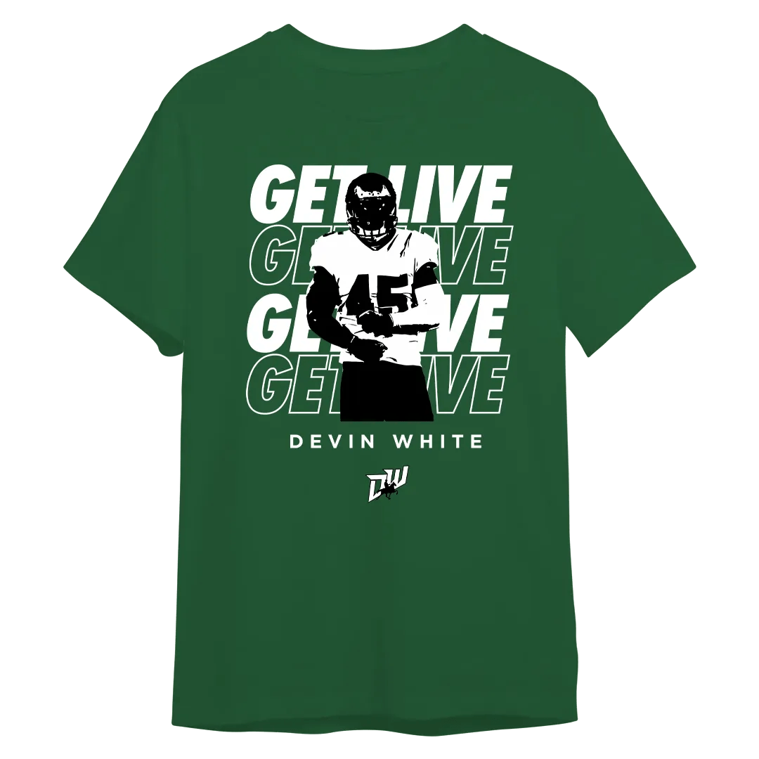 Devin White Get Live Shirt - Mystery Hype