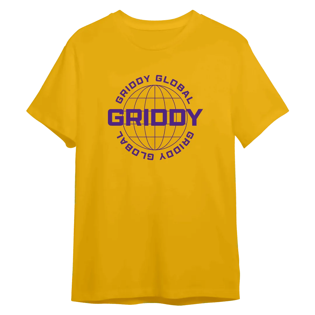Griddy Global Signature Logo T-Shirt - Mystery Hype