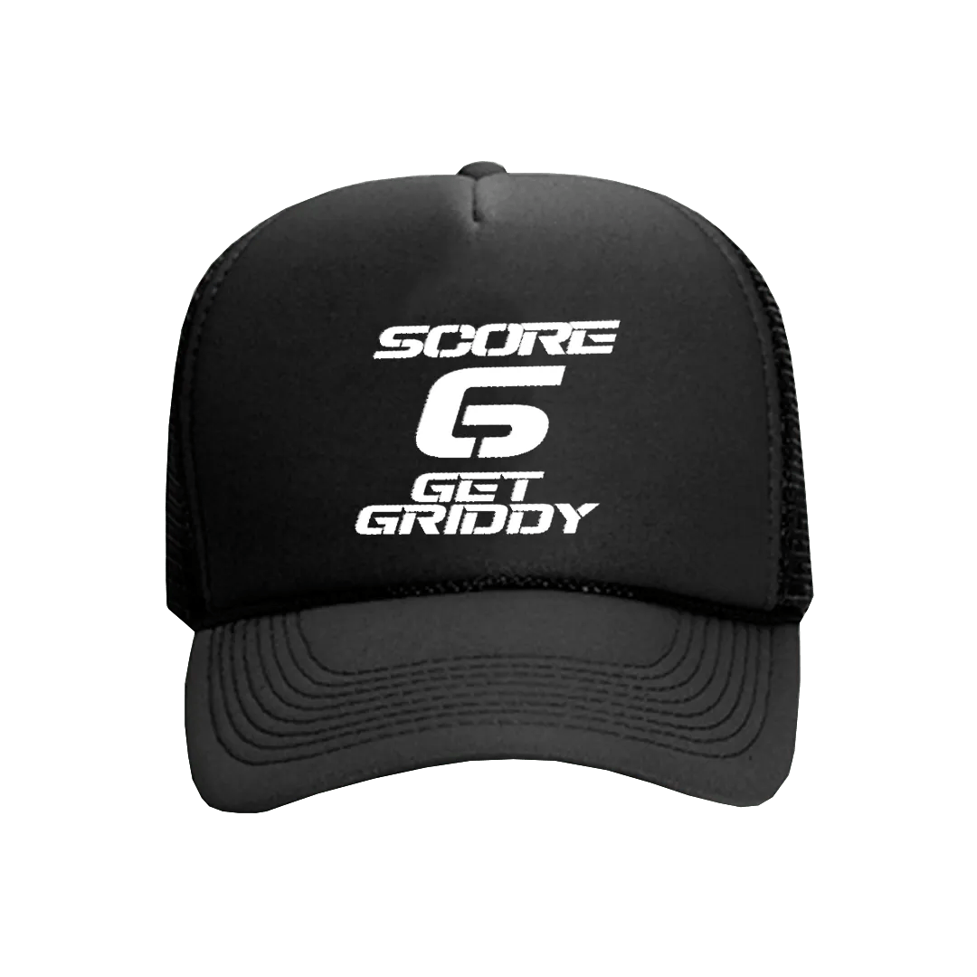 Griddy Score Six Trucker Hat - Mystery Hype