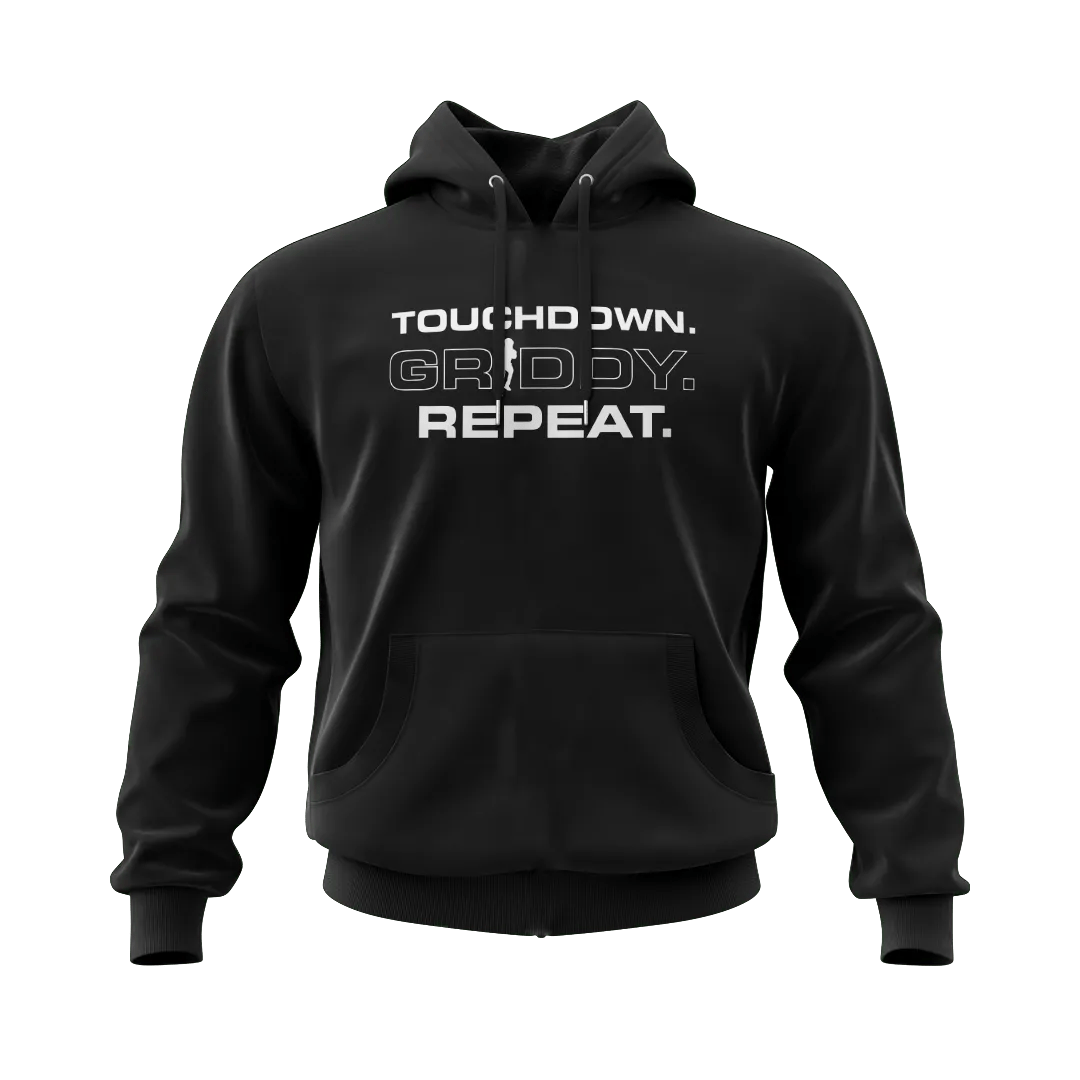 Griddy Touchdown Griddy Repeat Hoodie - Mystery Hype