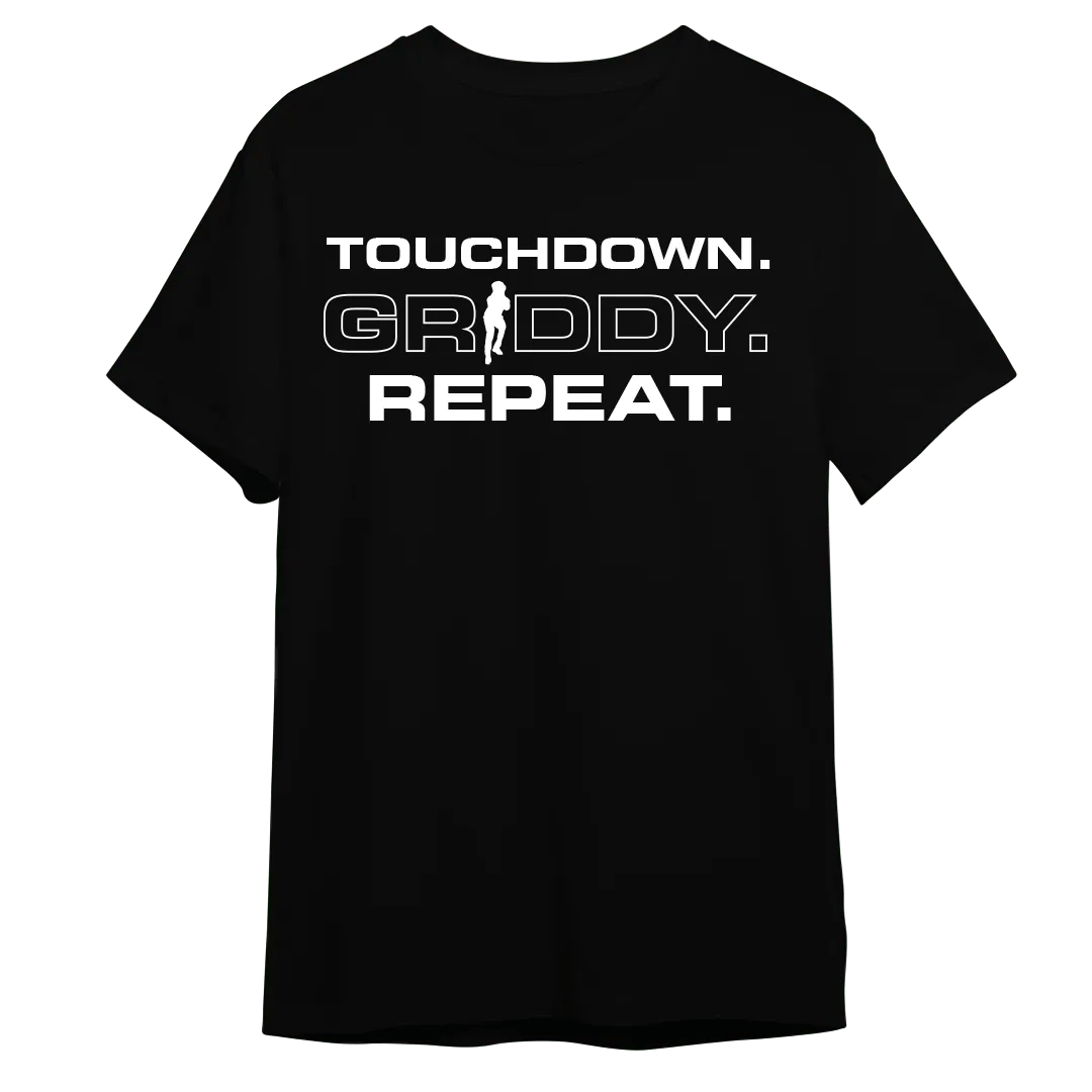 Griddy Touchdown Griddy Repeat T-Shirt - Mystery Hype