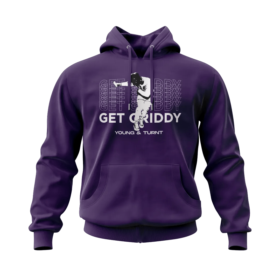 Griddy Vintage Young And Turnt Hoodie - Mystery Hype