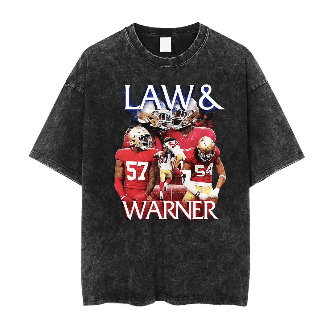 Law & Warner Mineral Wash Shirt - Mystery Hype