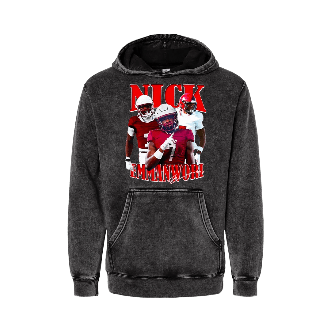 Nick Emmanwori Vintage Mineral Wash Hoodie - Mystery Hype
