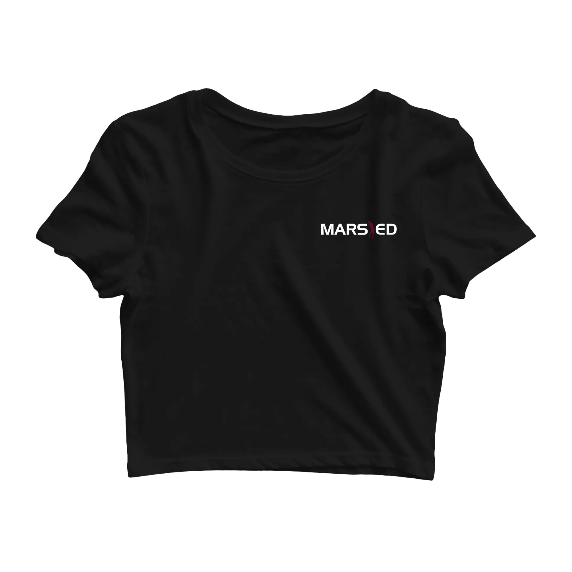 Nick Marsh Signature Logo Women Cropped Shirt - Mystery Hype