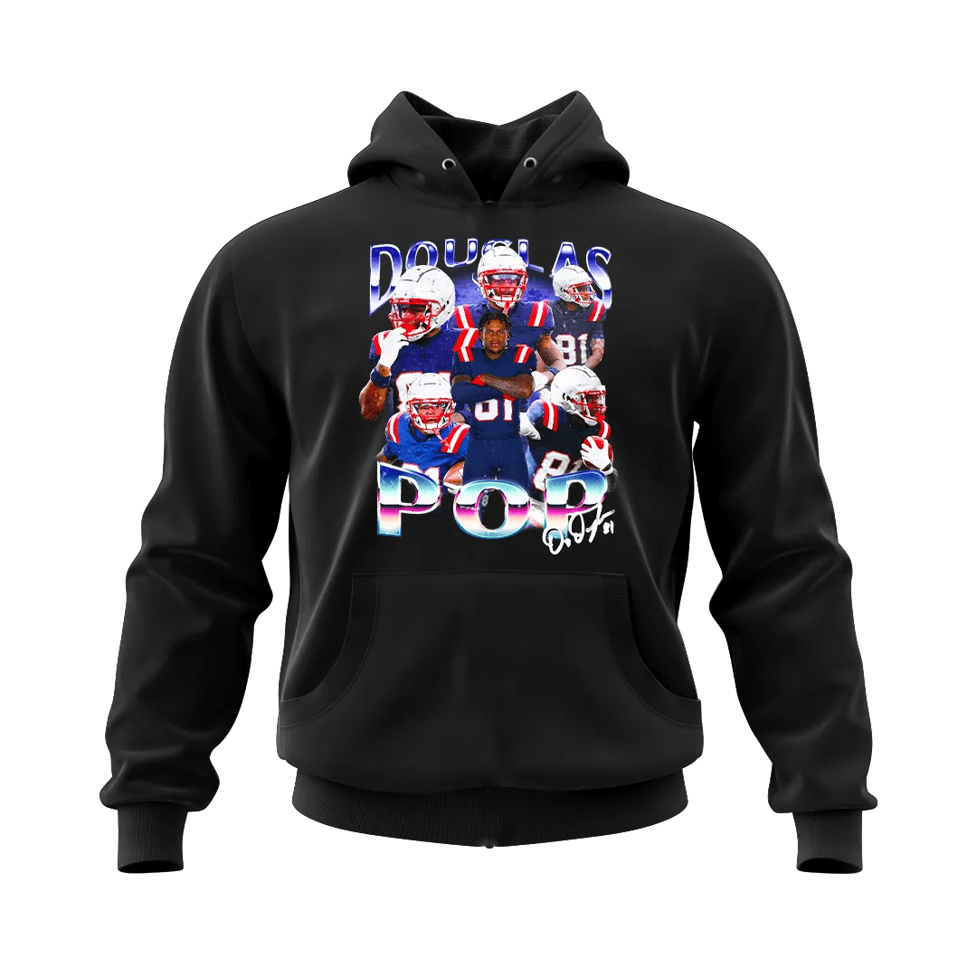 Pop Douglas Retro Hoodie - Mystery Hype